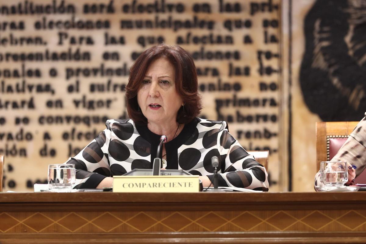 19/06/2026 La fiscal general del Estado, Teresa Peramato Martín, comparece ante la Comisión de Justicia, a 19 de junio de 2026, en Madrid (España). Peramato comparece en en el Senado para responder ante los grupos parlamentarios sobre su estrategia para sanar las divisiones internas en el Ministerio Público, detallar los criterios de su política de nombramientos institucionales y argumentar la compatibilidad de los principios de legalidad, imparcialidad e independencia de la Fiscalía General con la defensa jurídica del ex fiscal general condenado por el Tribunal Supremo, Álvaro García Ortiz. POLITICA Eduardo Parra - Europa Press