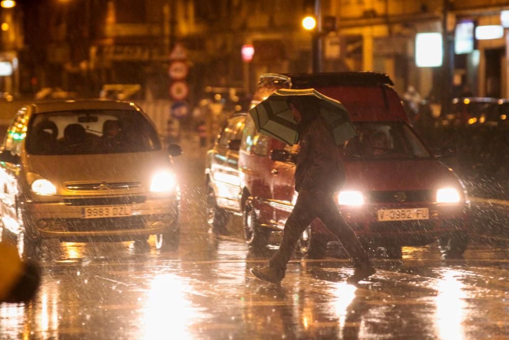 Lluvias en Valencia.