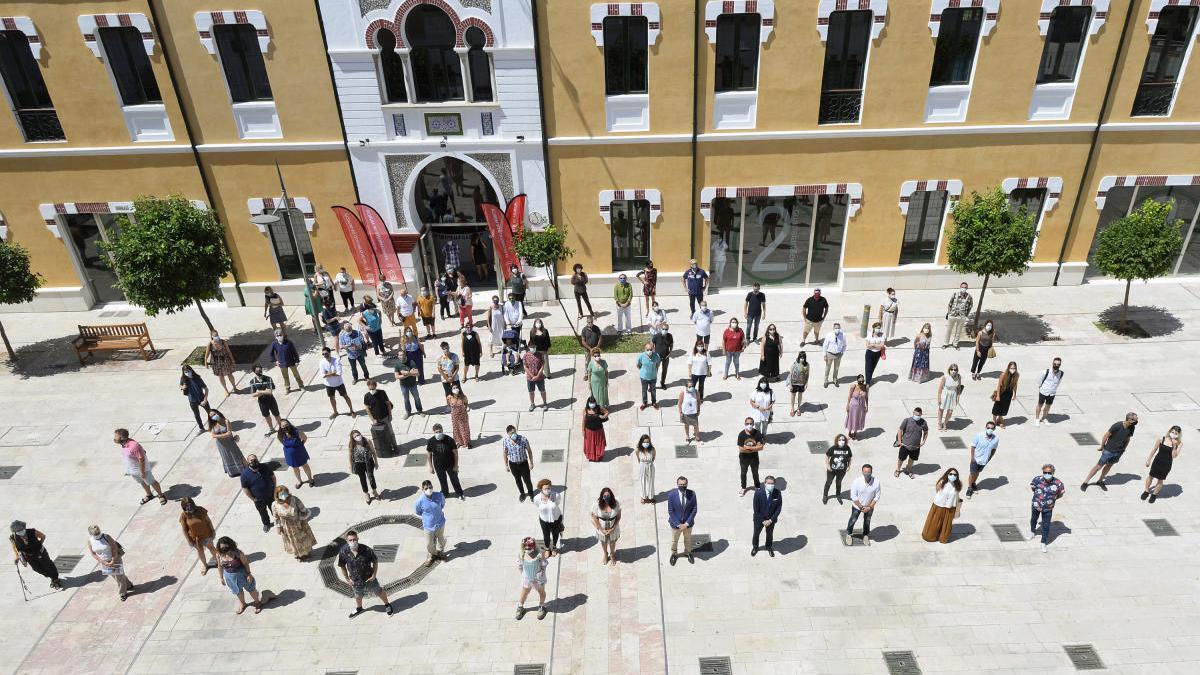 Momento de la presentación de las iniciativas seleccionadas. ayto murcia