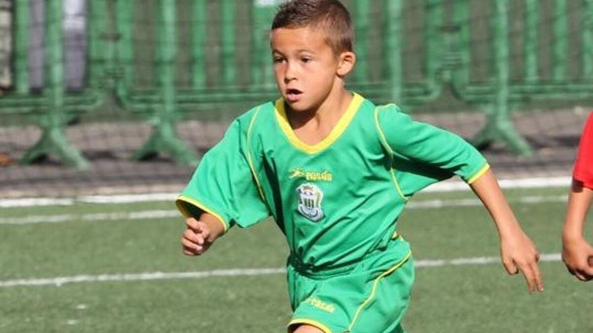 Yeremy, en su etapa de jugador en el Barrio Atlántico.