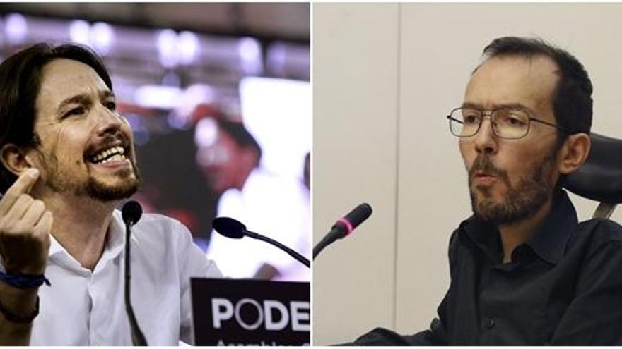 Pablo Iglesias y Pablo Echenique.