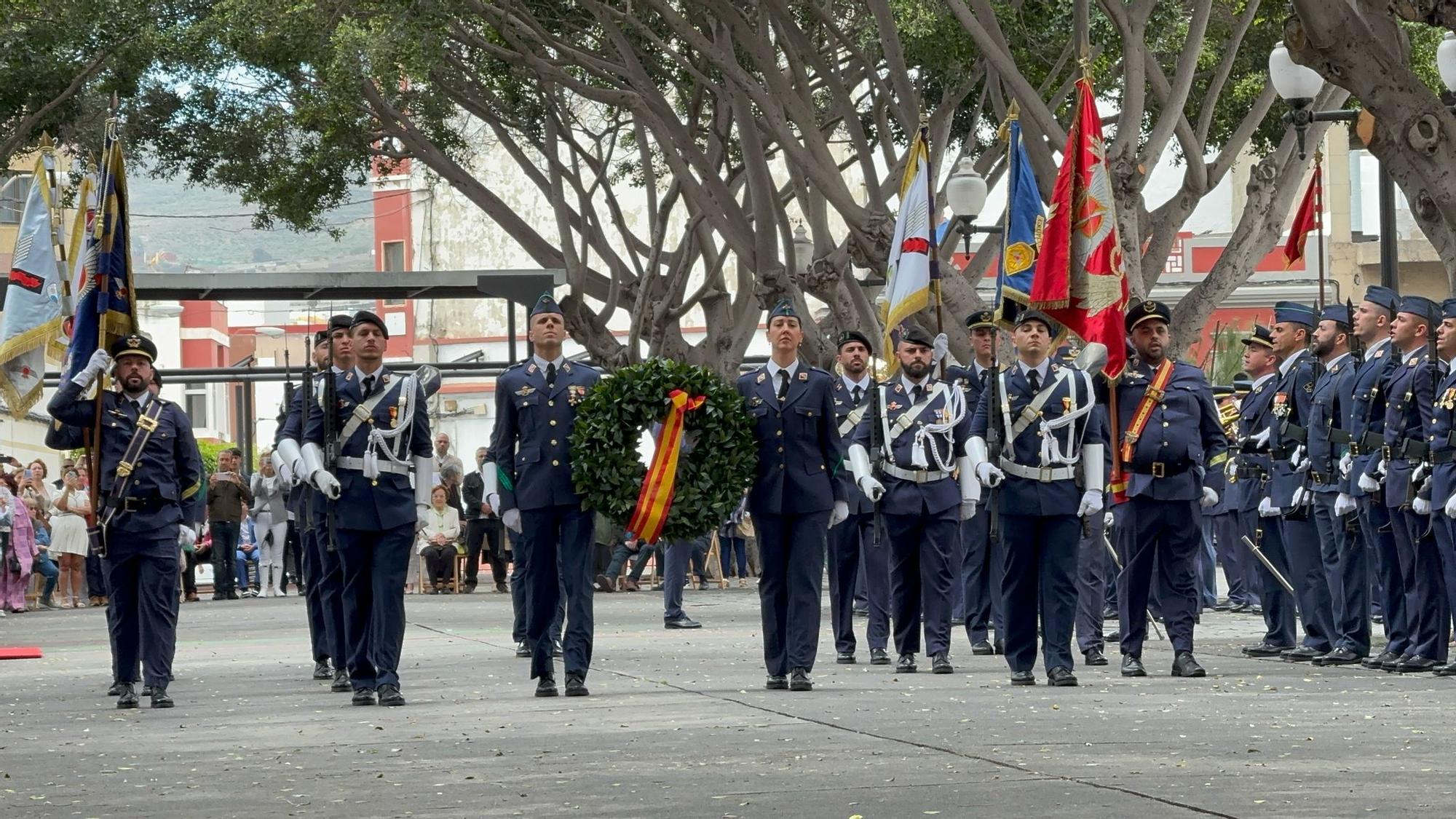 Jura de bandera de 82 civiles en el parque Franchy Roca de Telde