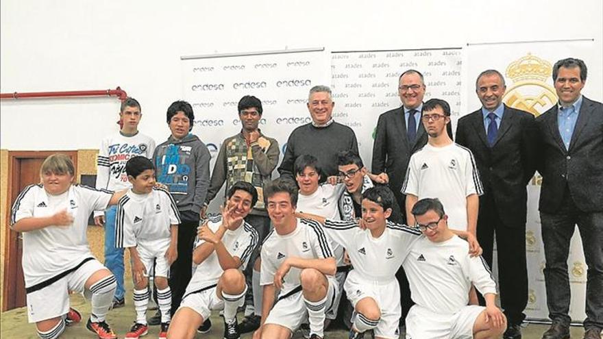 El Real Madrid, con Atades