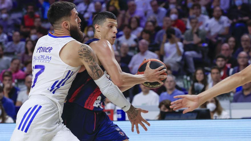 Una imagen del encuentro entre el Real Madrid y el Baskonia.