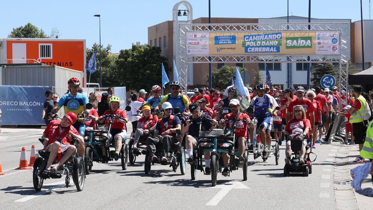 Las imágenes de la IV Carrera y Andaina Solidaria por el Daño Cerebral.