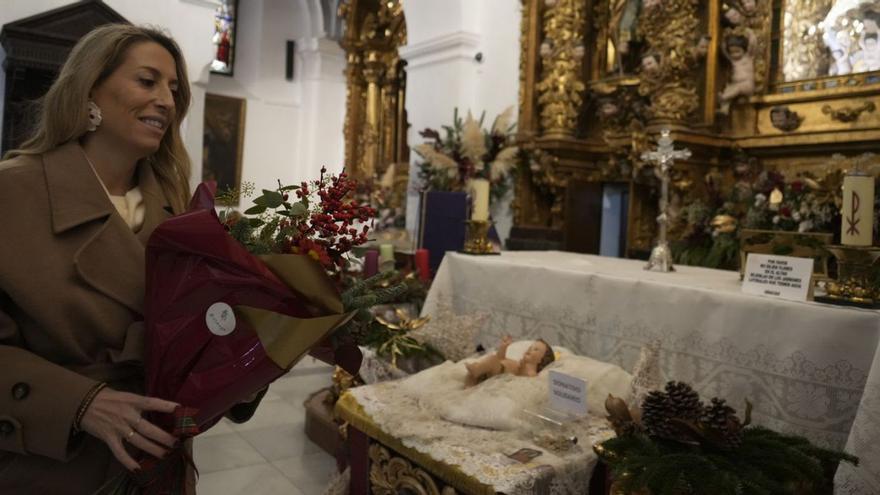 La presidenta de la Junta i candidata del PP a la reelecció, María Guardiola, durant la jornada de reflexió. | EFE / EUROPA PRESS