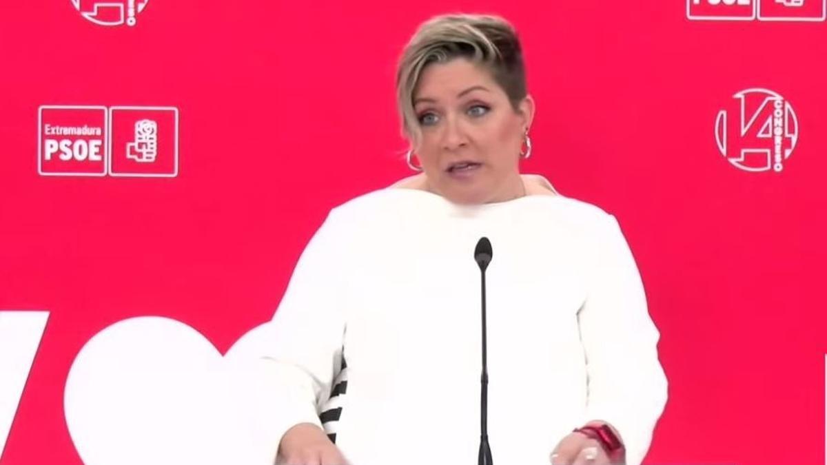Soraya Vega, portavoz el PSOE extremeño