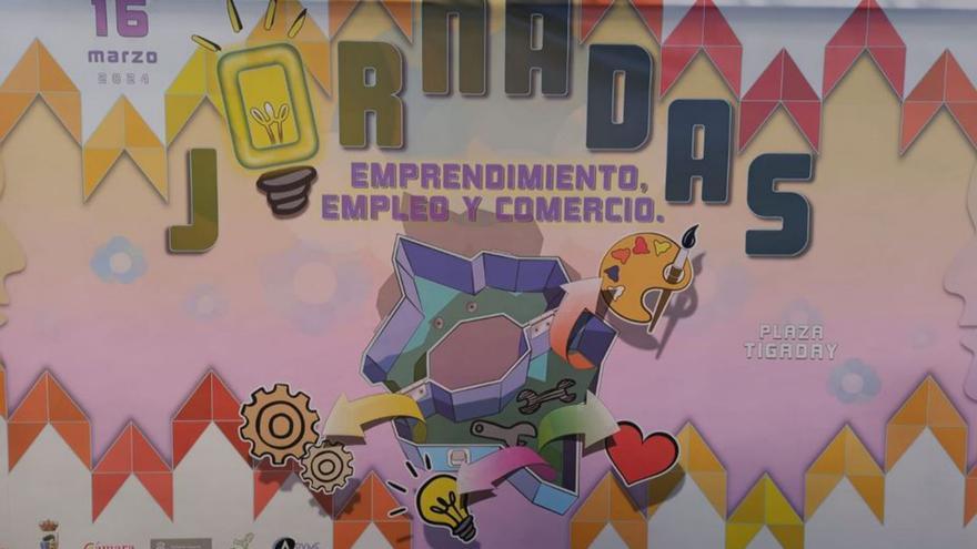 Cartel de las Jornadas de Emprendimiento en El Hierro.