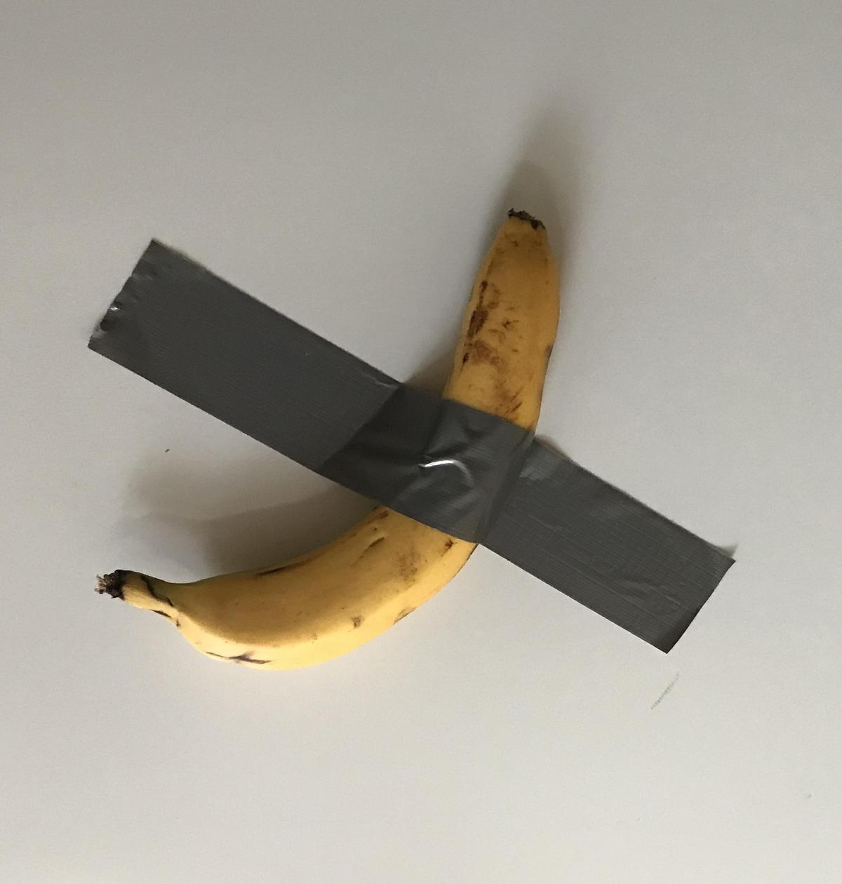 «Comediante», obra de Maurizio Cattelan.