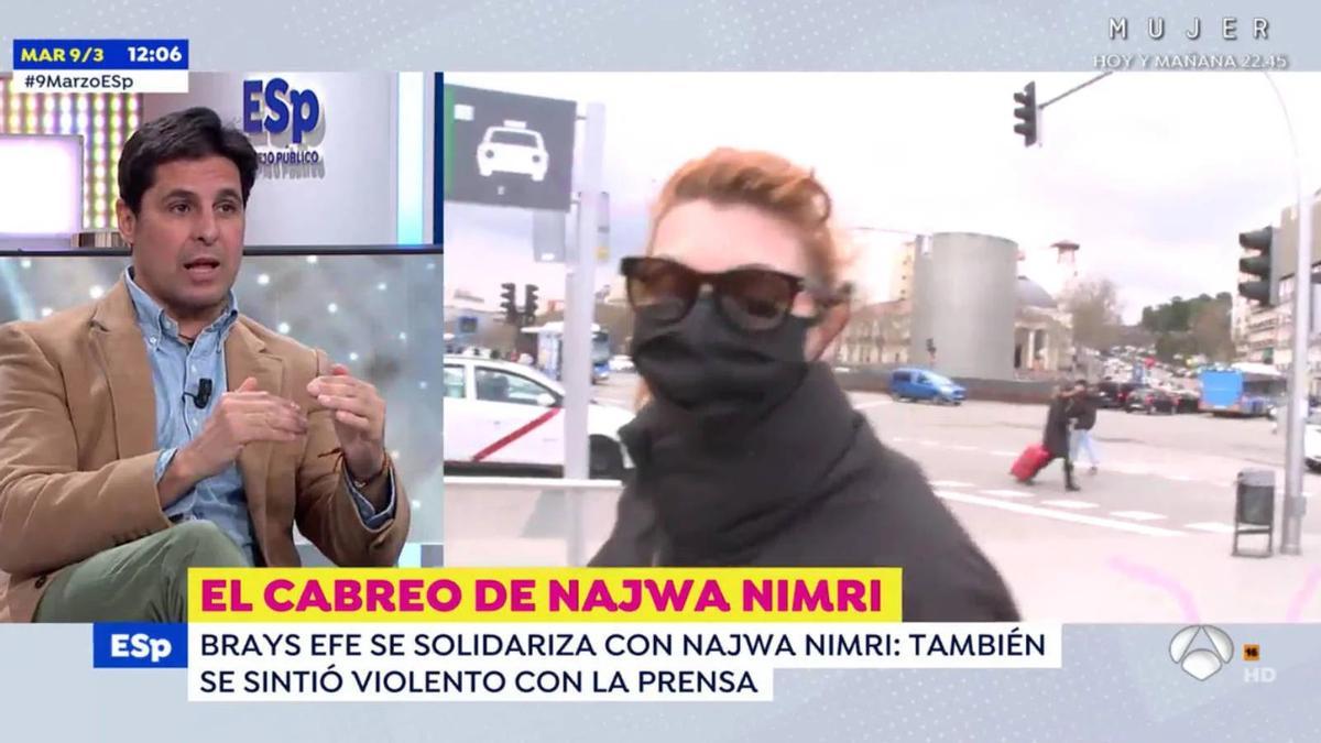 Fran Rivera justifica l’actitud agressiva de Najwa Nimri: «Jo ho pateixo»