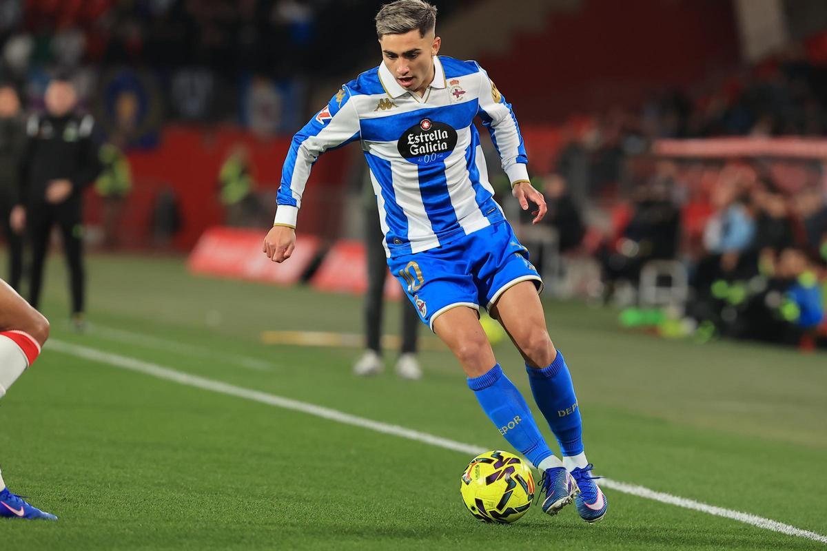 Yeremay Hernández ante el Almería