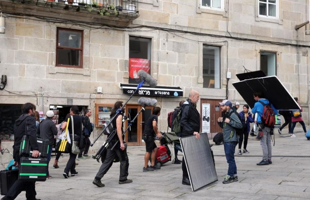 Telemundo rueda en Vigo 50 escenas para la serie Enemigo Íntimo, emitida por Netflix