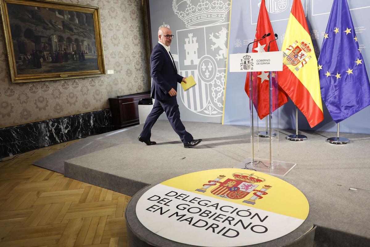 El delegado del Gobierno en Madrid, Francisco Martín Aguirre.
