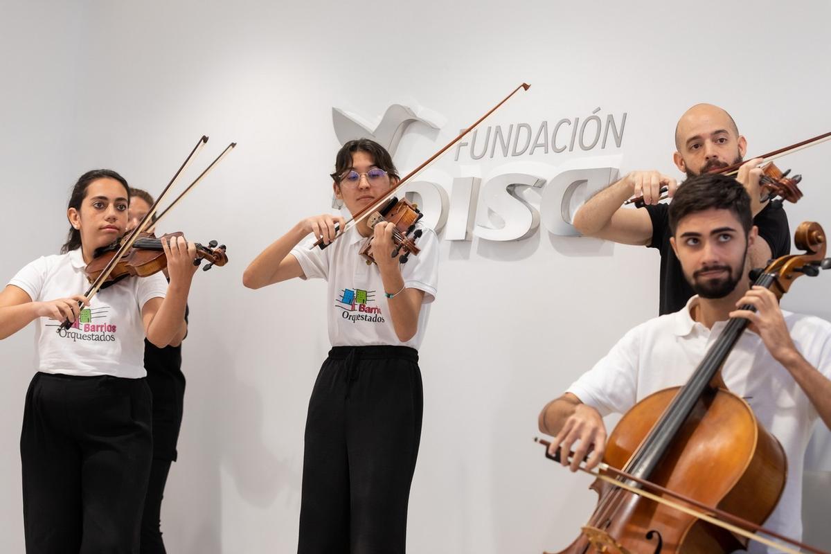 Imagen del acto de presentación de Fundación DISA este jueves.