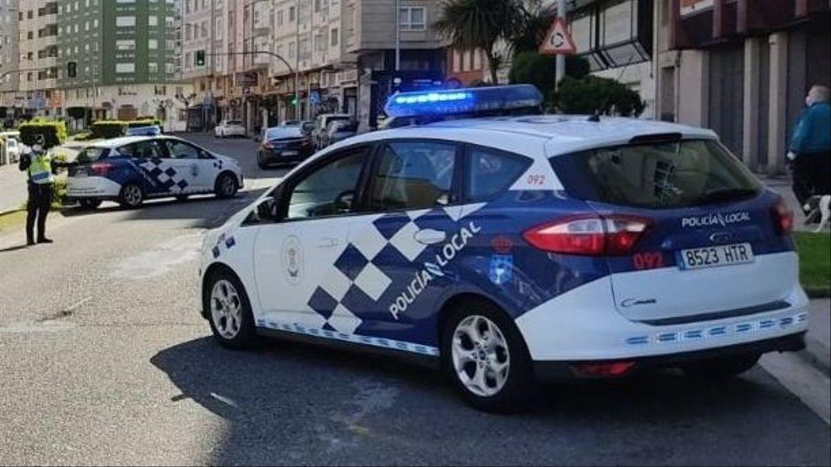 Un cotxe de la Policia Local de Lugo