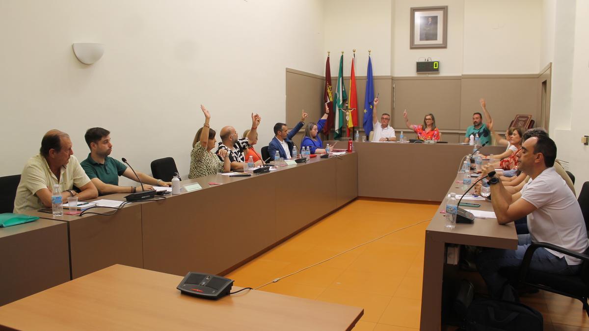 Pleno del Ayuntamiento de Baena celebrado este martes.