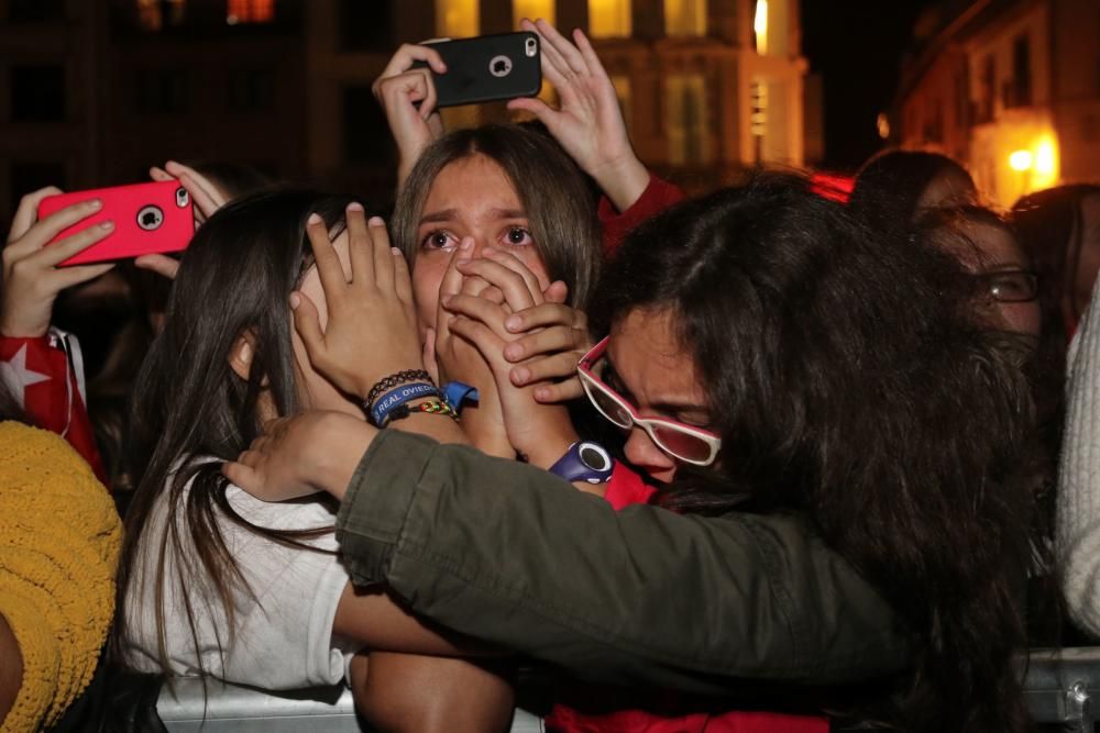 Concierto de Gemeliers en la plaza de la Catedral de Oviedo durante las fiestas de San Mateo 2017