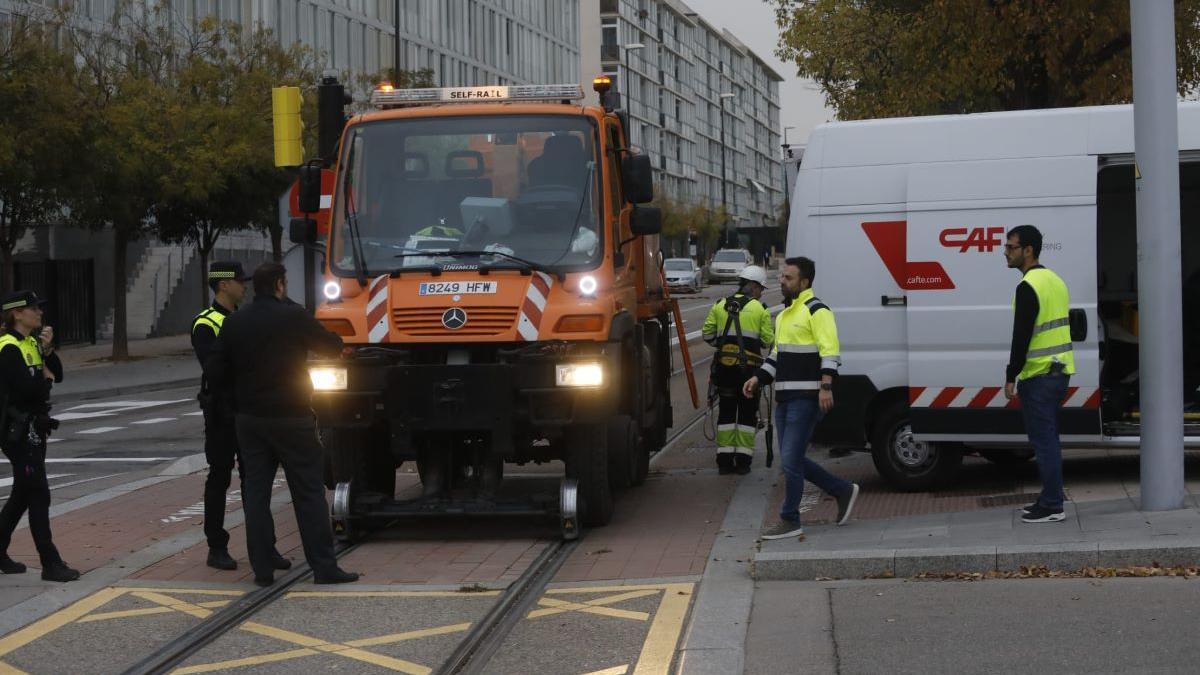 Incidencia en el tranvía de Zaragoza