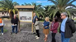 Hoya Andrea estrena un nuevo espacio natural dentro del Corredor Verde con un 'hotel para insectos' y casas para pájaros