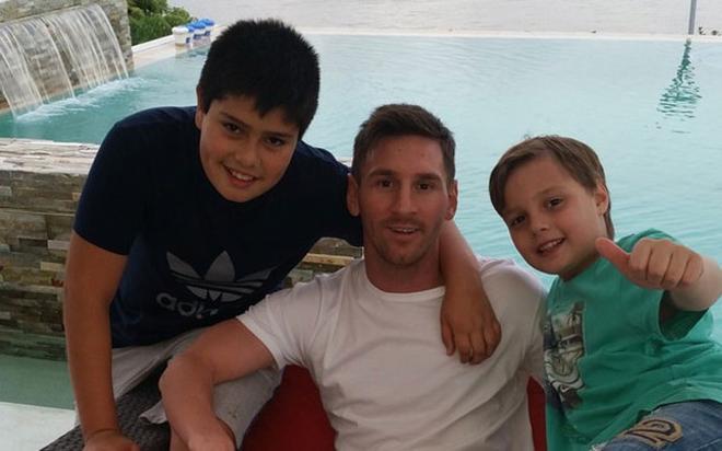 Messi disfruta de los suyos en Argentina