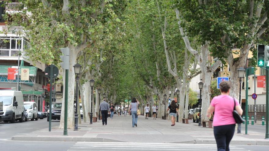 Avenida Alfonso X el Sabio de Murcia. Archivo.