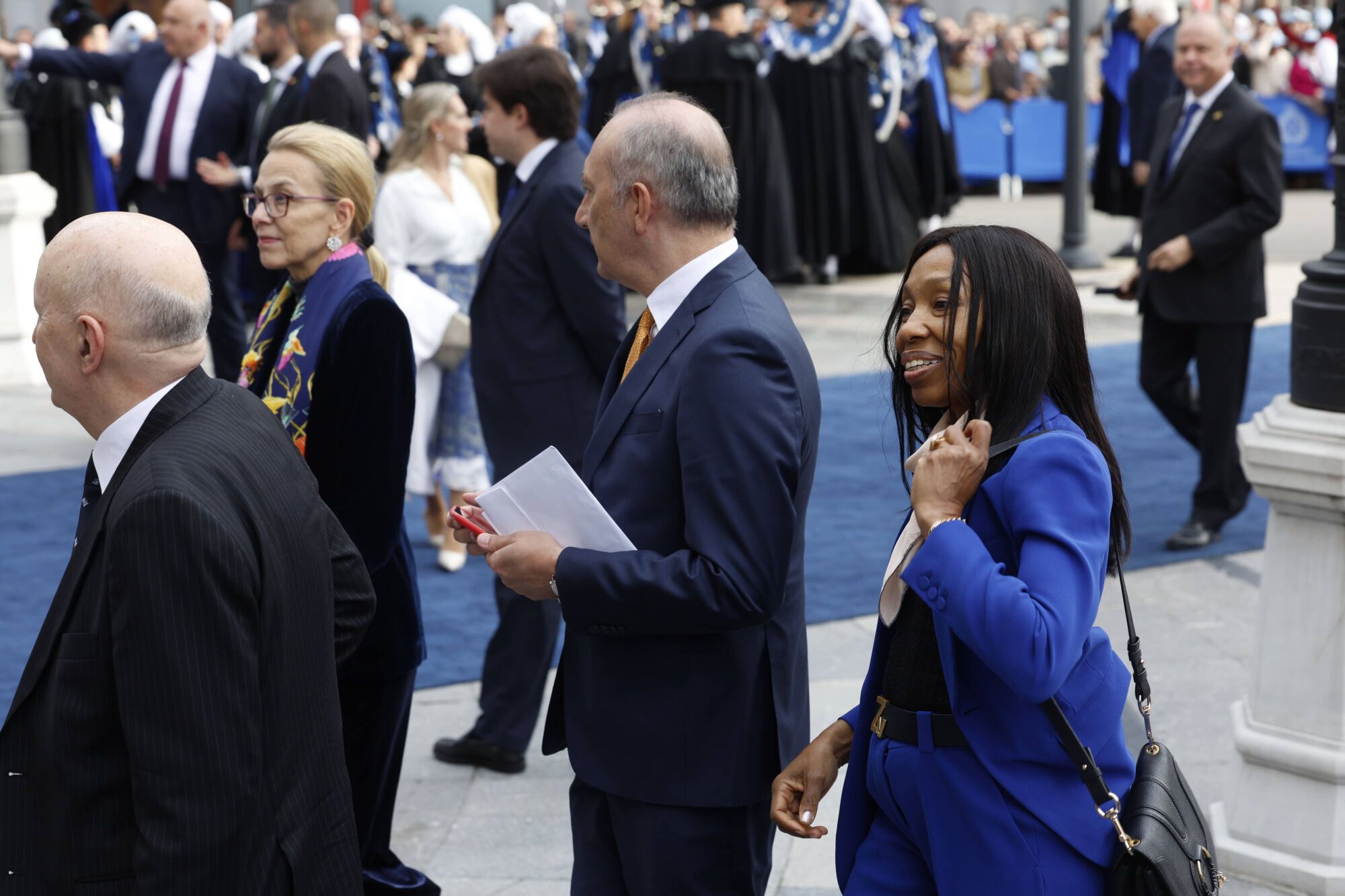 Así fue la llegada de los invitados a los premios "Princesa de Asturias" y su paso por la alfombra azul