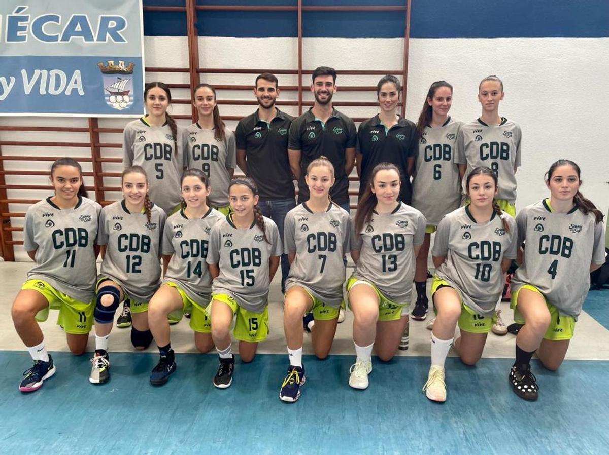 Selección cordobesa cadete femenina de baloncesto.