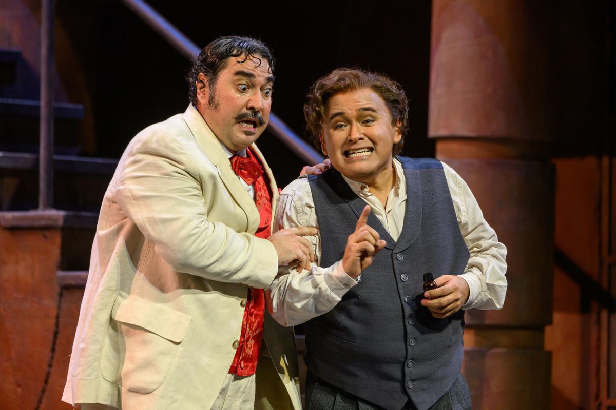 Ensayo de 'L’elisir d’amore', que vuelve al Liceu.