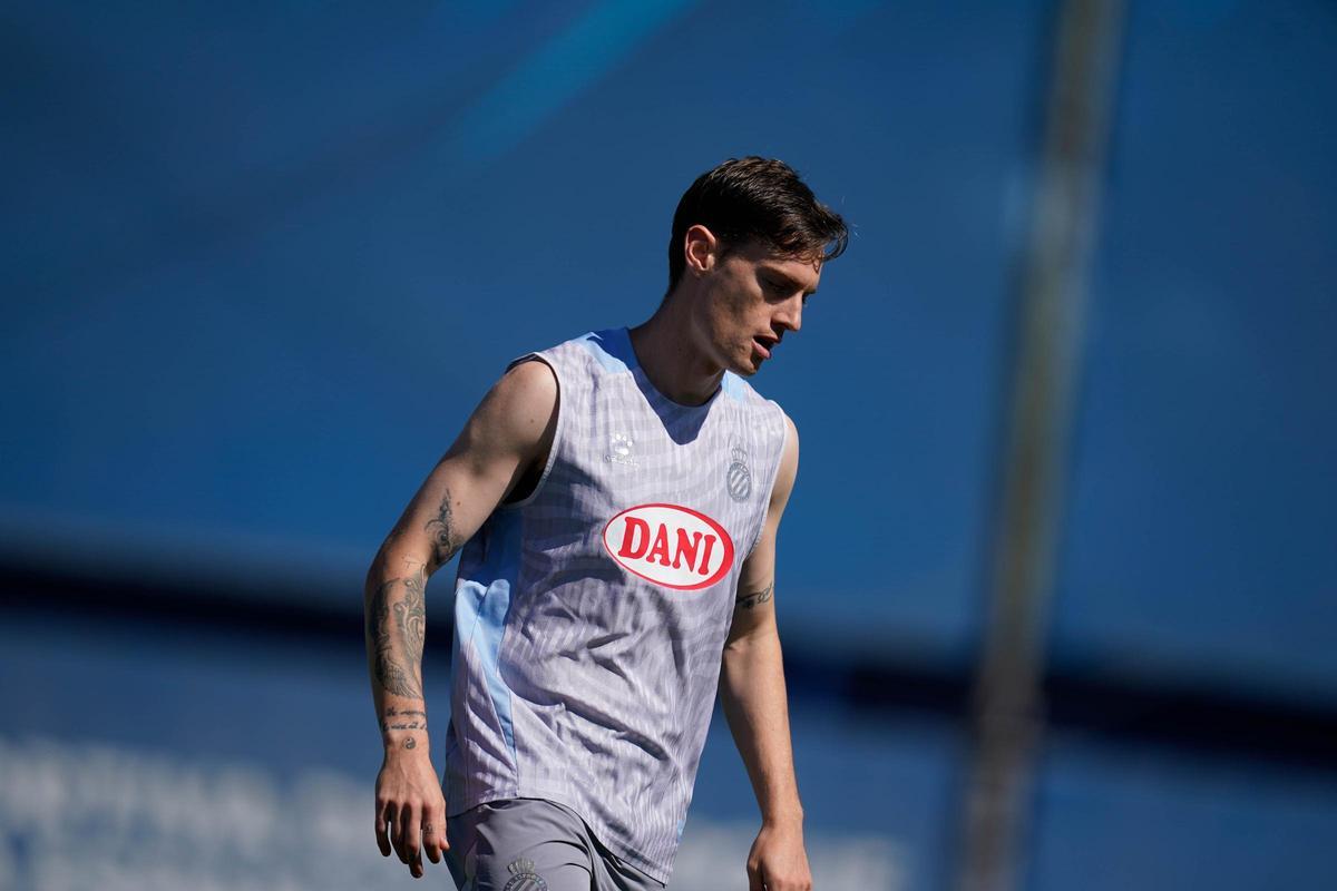 Pol Lozano, uno de los capitanes del Espanyol