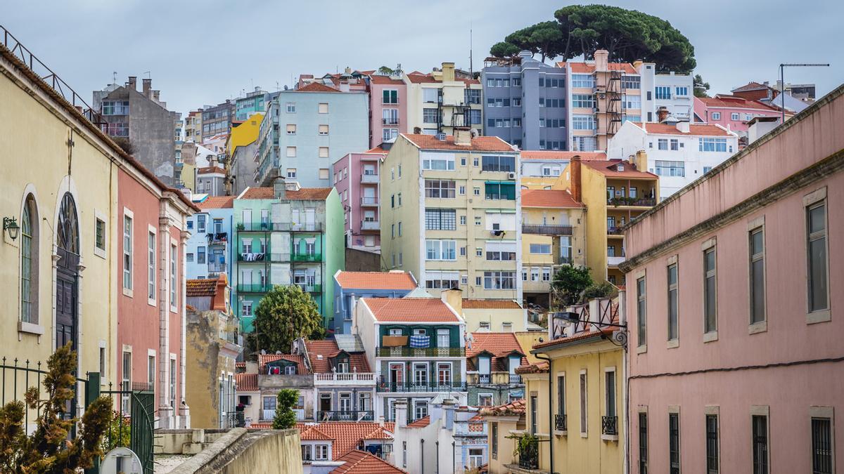 Vista del barrio de Arrorios, en Lisboa
