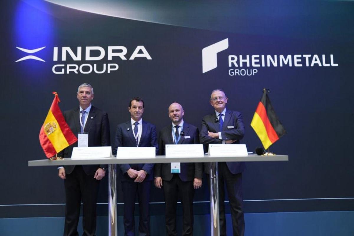 01/01/1970 Economía.- Indra se alía con Rheinmetall para cooperar en materia de blindados para las Fuerzas Armadas de España . Indra ha suscrito este martes un acuerdo de cooperación estratégica con la filial de blindados de la armamentística germana Rheinmetall (Rheinmetall Landsysteme) enfocado en proyectos de vehículos militares para las Fuerzas Armadas españolas. ECONOMIA INDRA