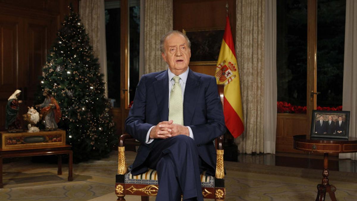 El Rey, en el mensaje de Navidad del año pasado.