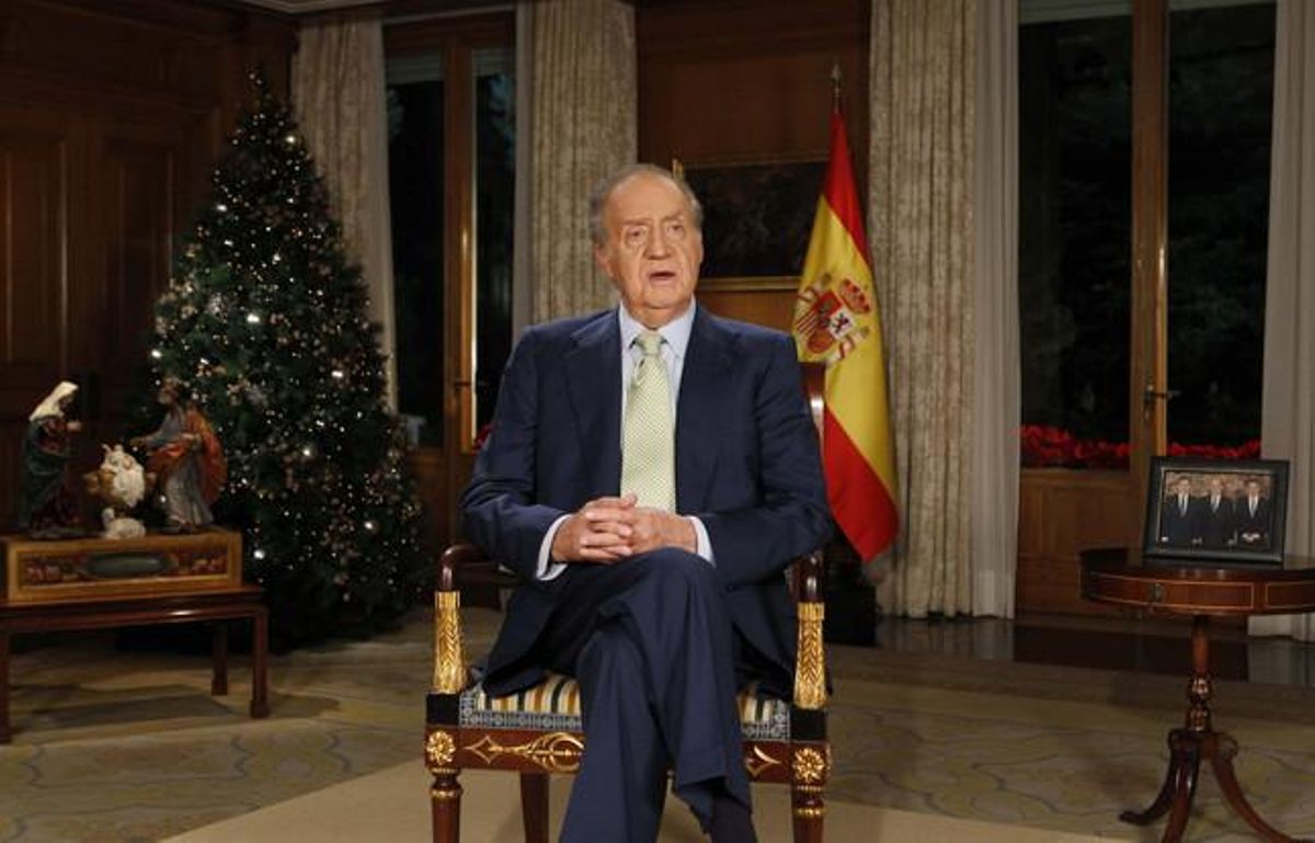 El Rei, en el missatge de Nadal de l’any passat.