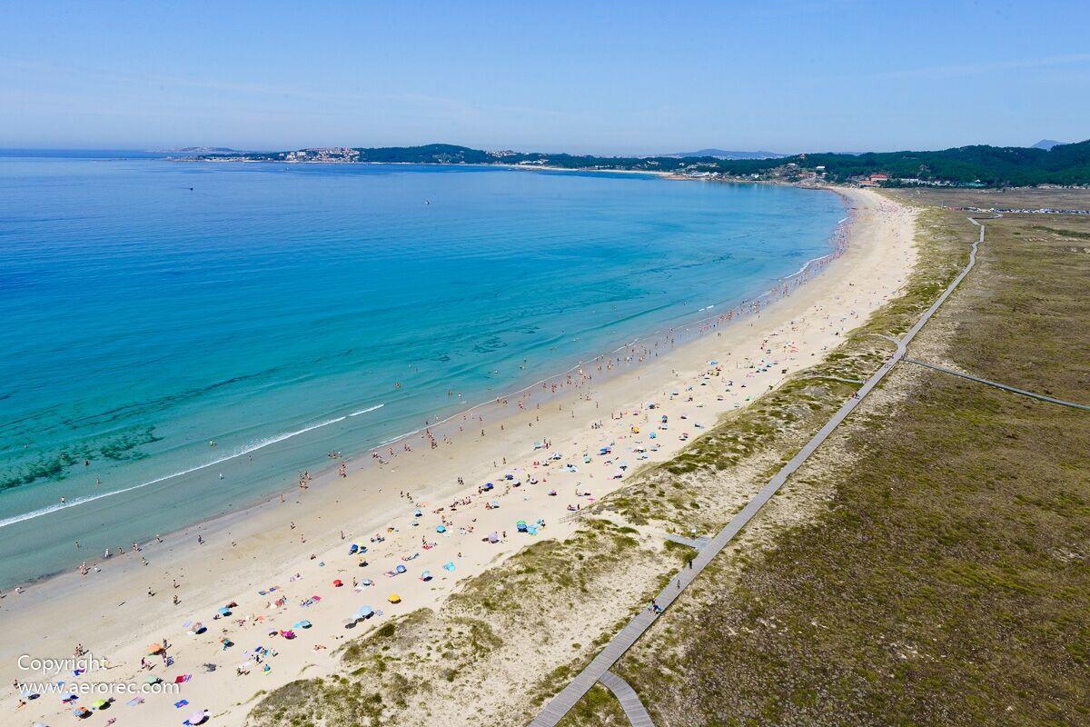 La Playa de A Lanzada, en O Grove.