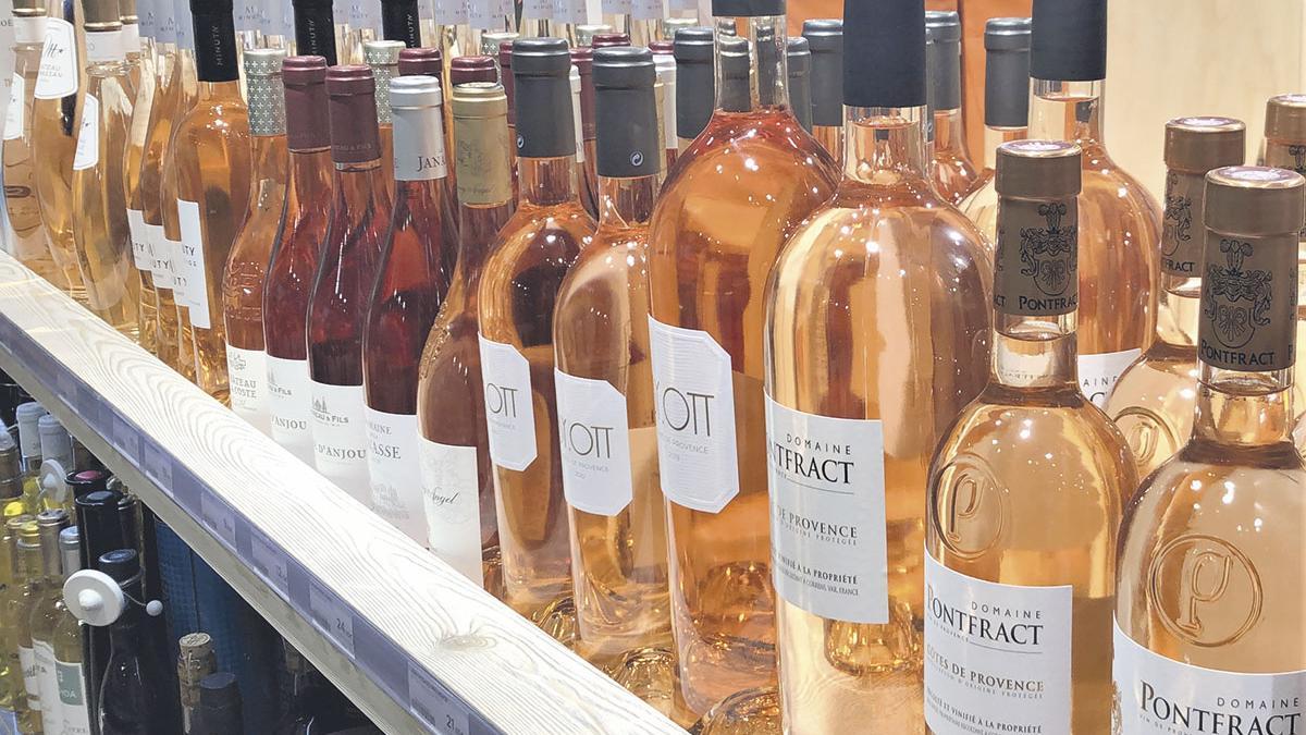 Los ‘rosé’ franceses, muy solicitados en el pasado verano.