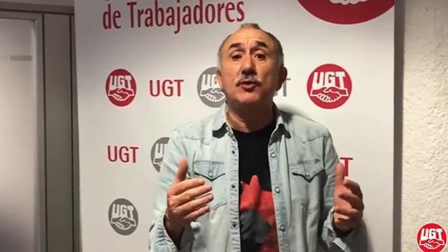 El secretari general de la UGT, Pepe Álvarez