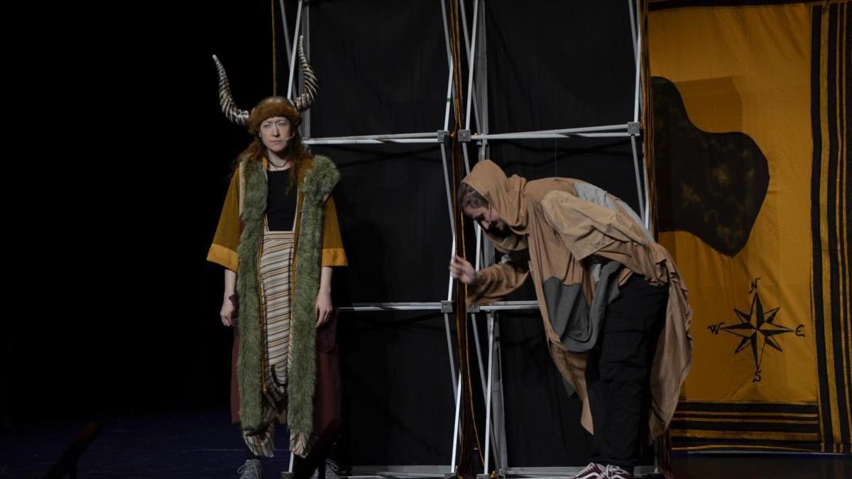 La obra "Vikings" en el Teatro Reina Sofía.