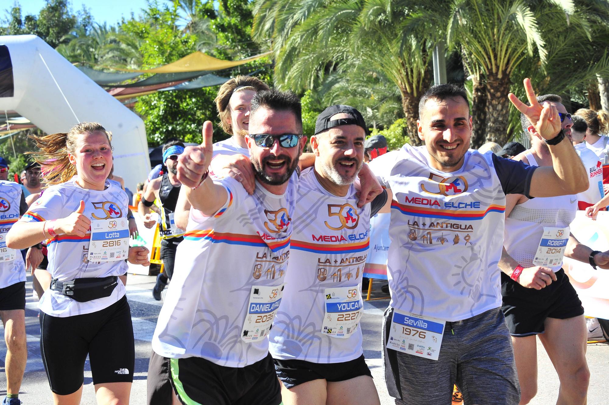 Un Medio Maratón de Elche marcado por el calor