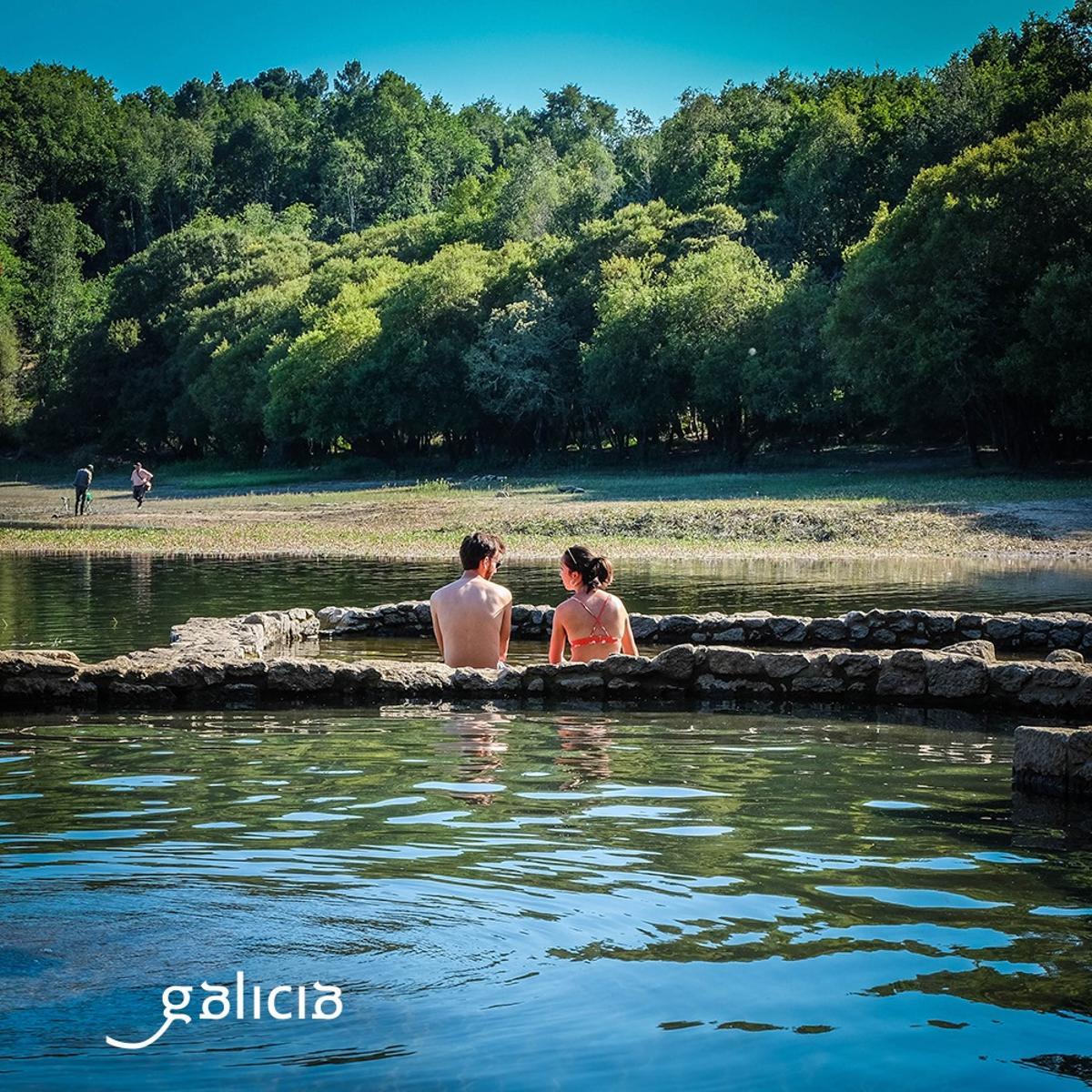 Termas de Bande en la provincia de Ourense.