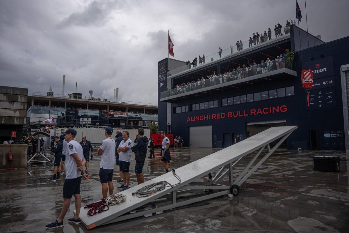 Dock out del Alenghi Red Bull en la Copa América animados por sus fans