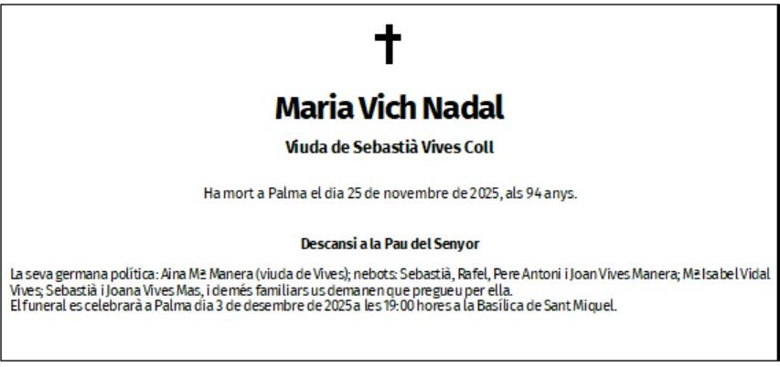 Maria Vich Nadal