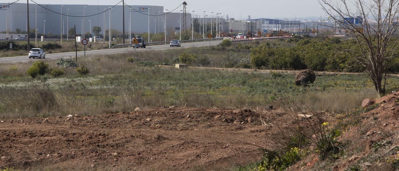 Parte de los terrenos previstos para la gigafactoría de Volkswagen.