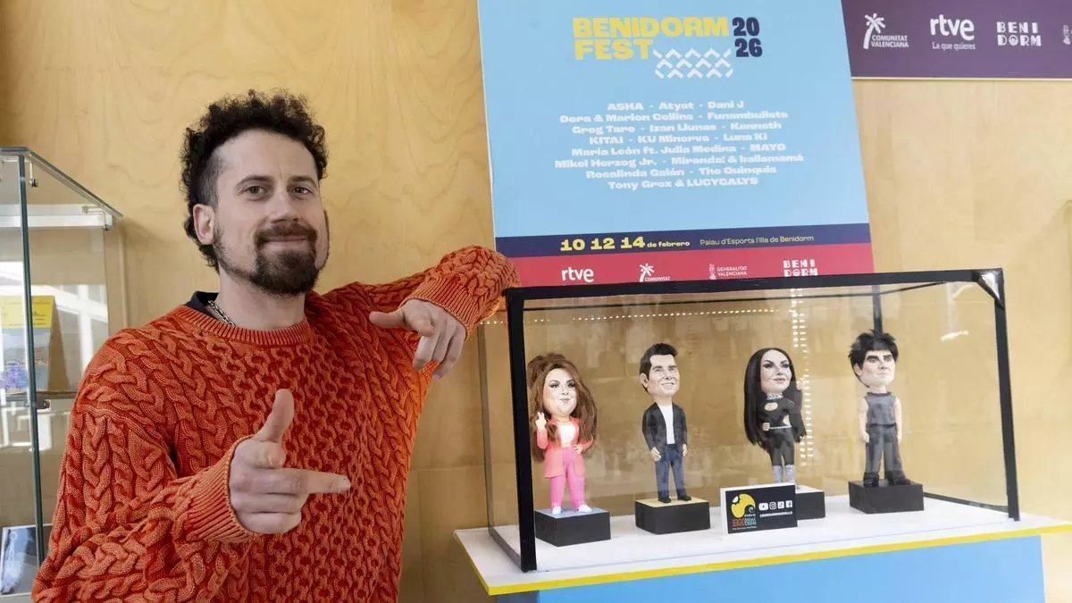 Las “minidolls” de Sergio Sánchez en el multiverso del Benidorm Fest