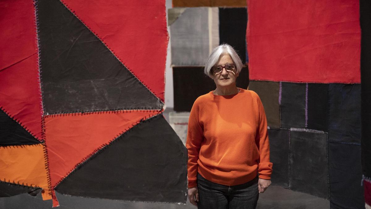 La artista Teresa Lanceta, retratada en el Macba.