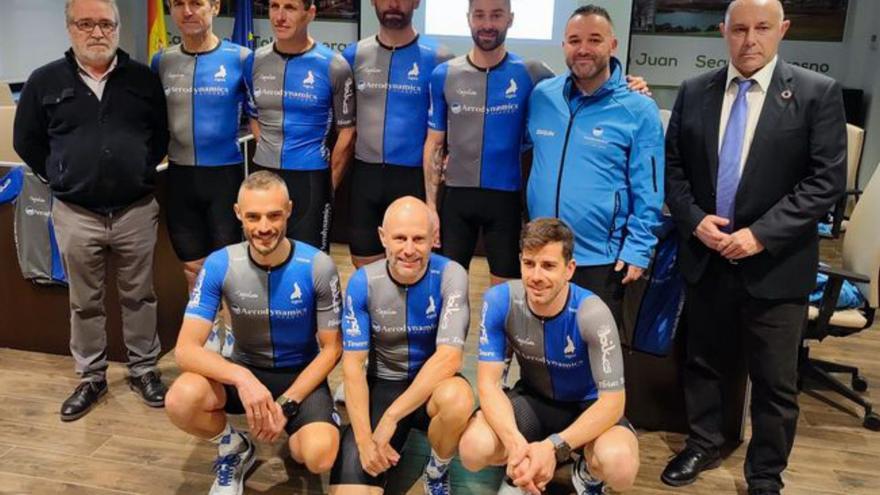 Ciclismo: Castropol presenta el Aerodynamics Academy Cycling Team, equipo con los mejores máster de Asturias en 2022