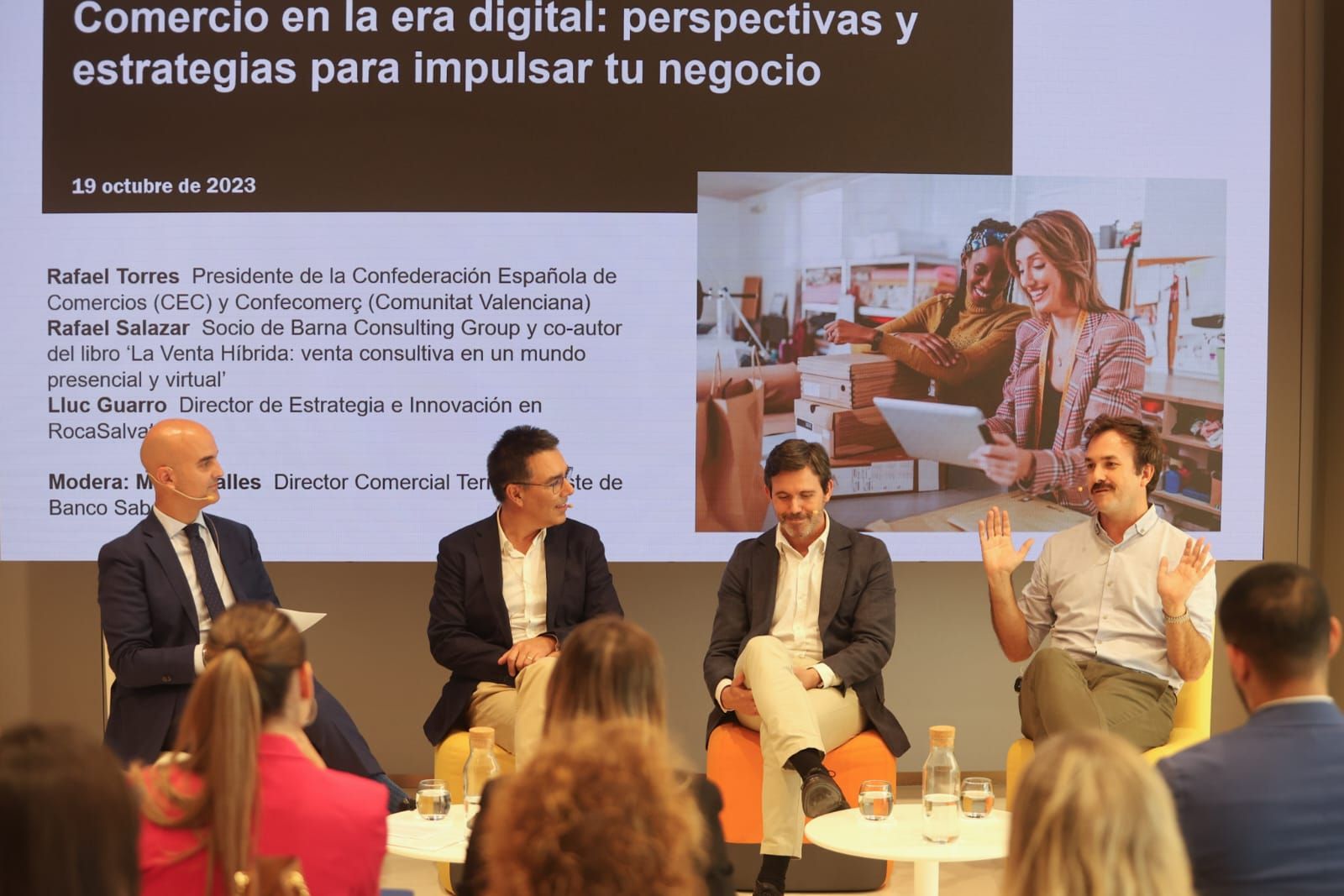 Mesa redonda del Sabadell: "Comercio en la era digital: perspectivas y estrategias para impulsar tu negocio"