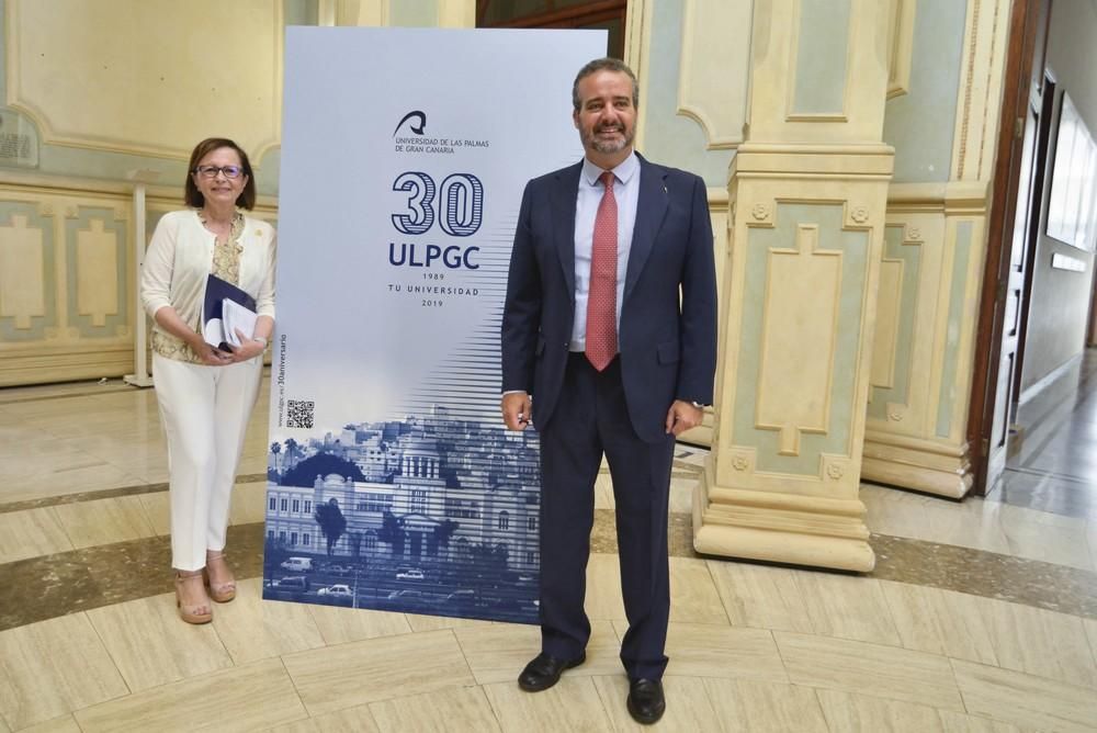 Presentación de los actos del 30 aniversario de la ULPGC