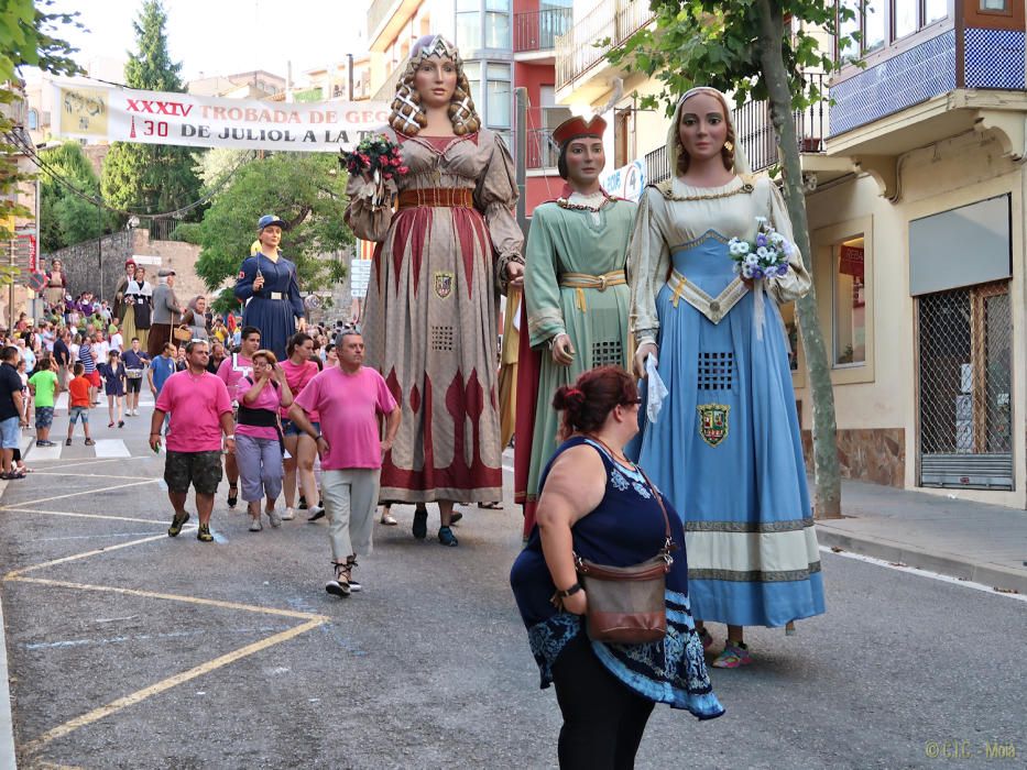 Alguns dels participants a la trobada de Moià.