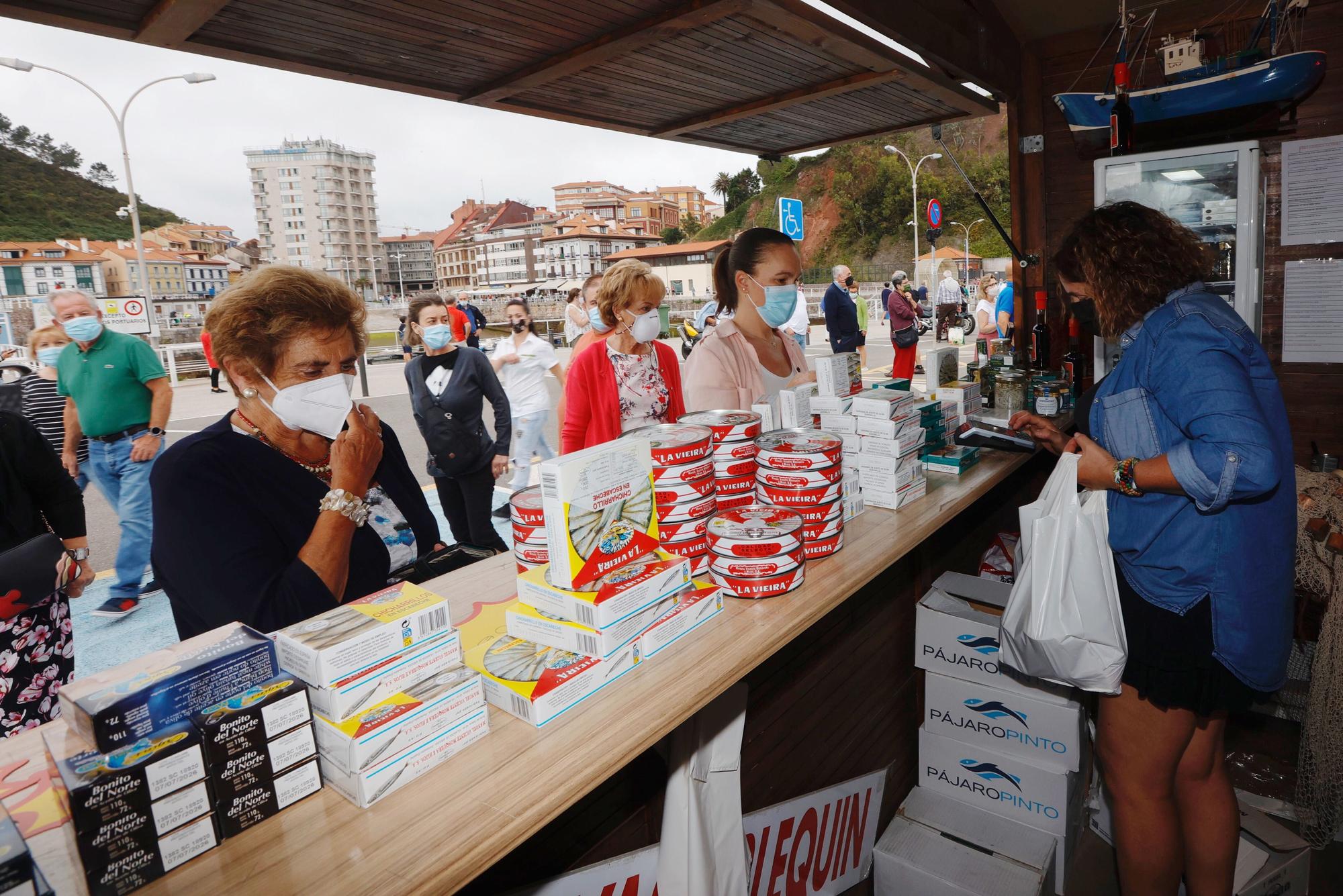 La feria de la conserva, un éxito en Candás