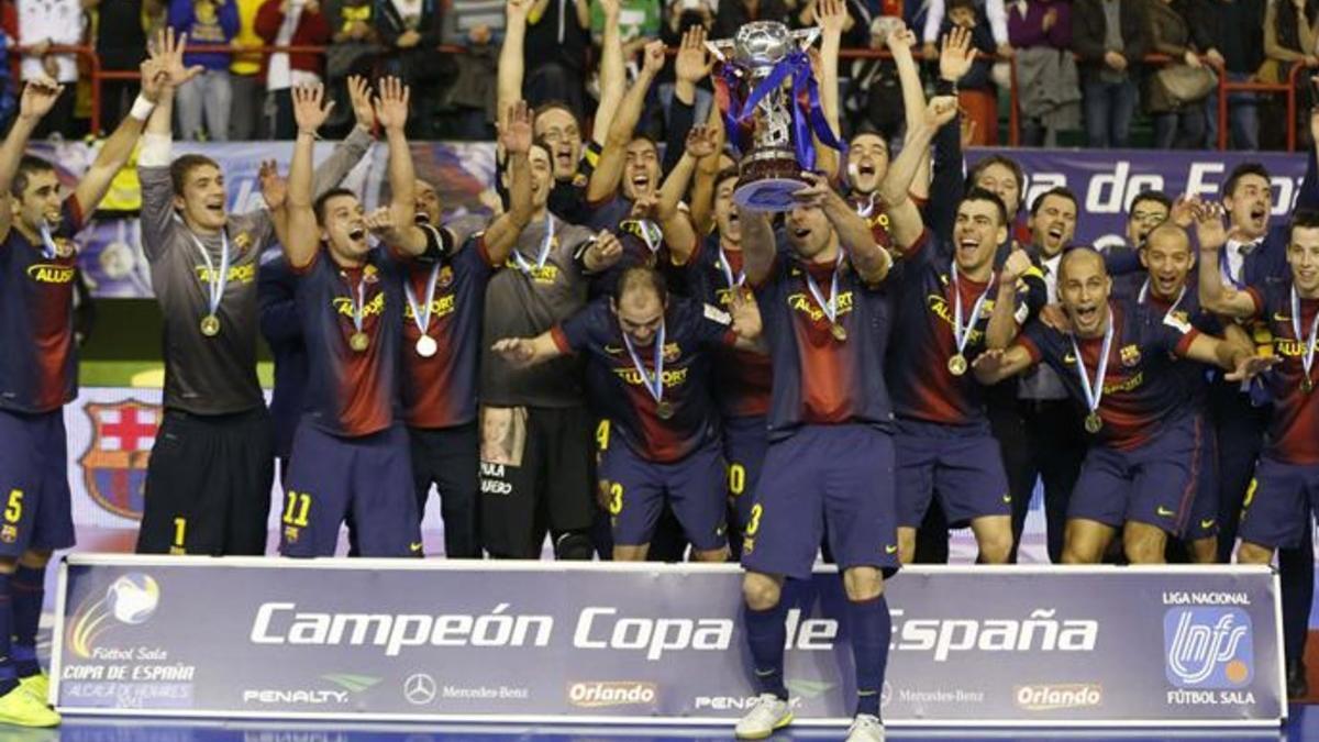 El Barça Lassa ganó tres Copas de España seguidas en los años 2011. 2012 y 2013